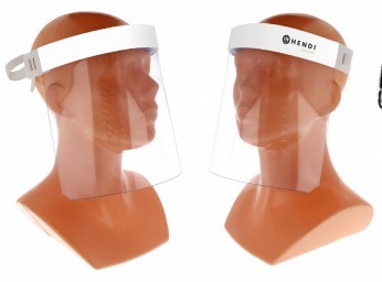 Visière de protection en polypropylène incassable – Image 2