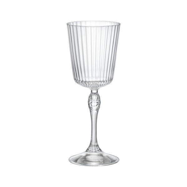 Verre à cocktail à pied America 25 cl soufflé, lot de 6 – Image 2