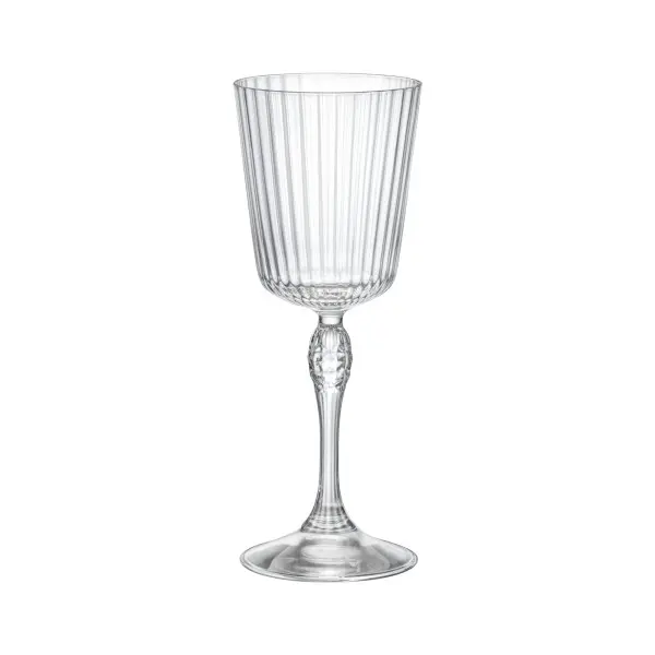 Verre à cocktail à pied America 25 cl soufflé, lot de 6 – Image 2