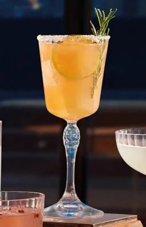 Verre à cocktail à pied America 25 cl soufflé, lot de 6