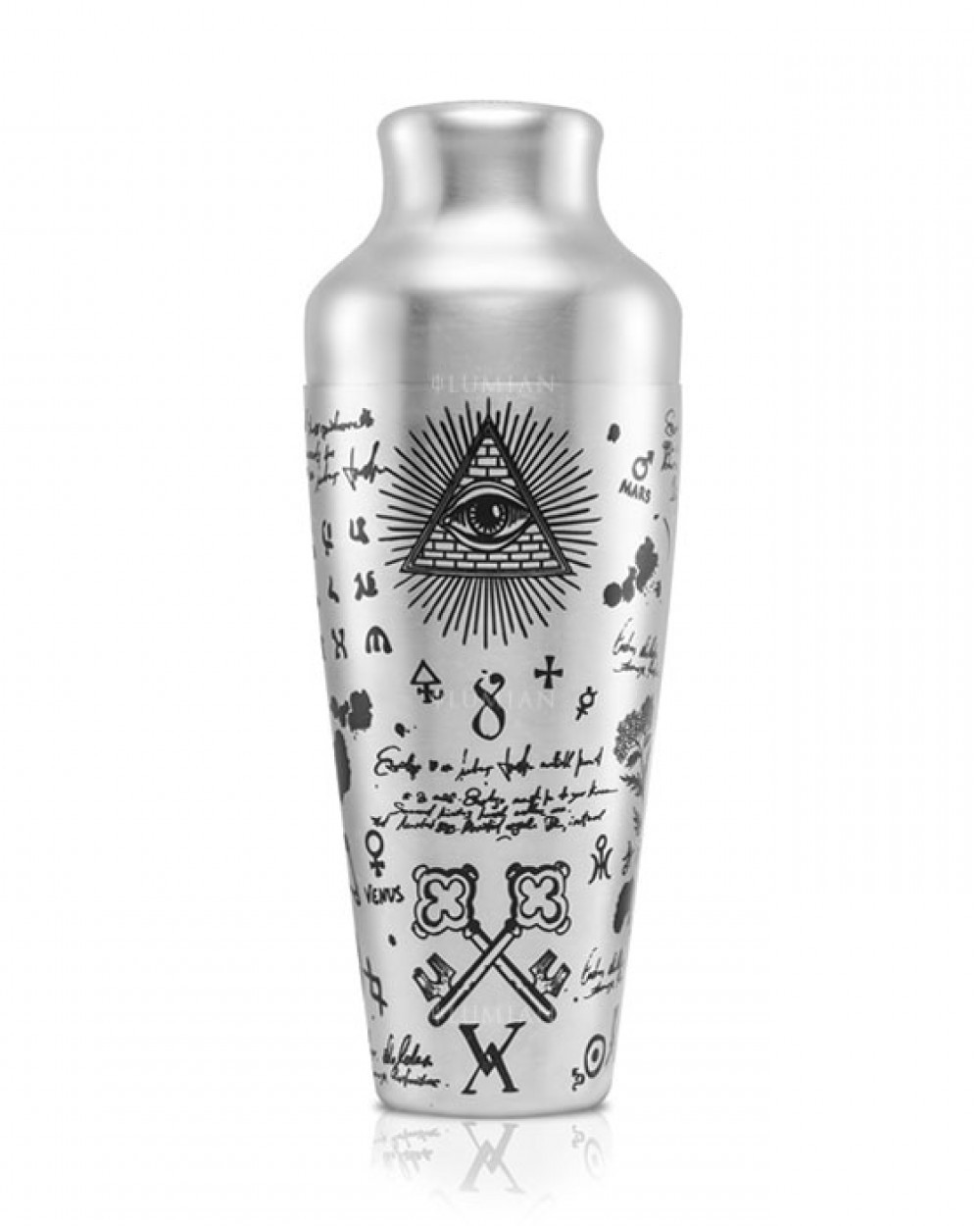 Shaker parisien gravé Alchemy Chrono 55 cl inox 18/10 – Image 2
