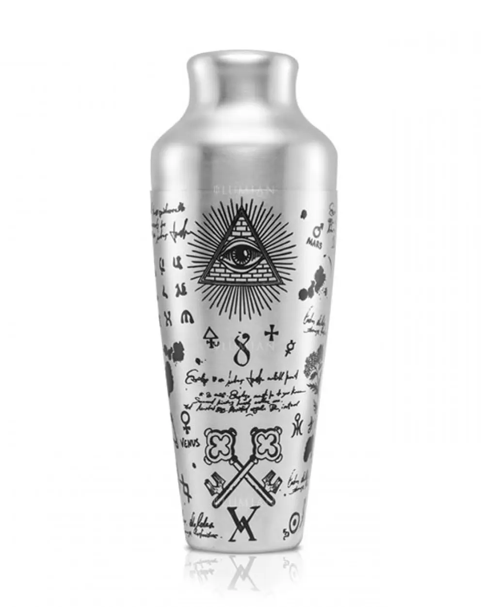 Shaker parisien gravé Alchemy Chrono 55 cl inox 18/10 – Image 2