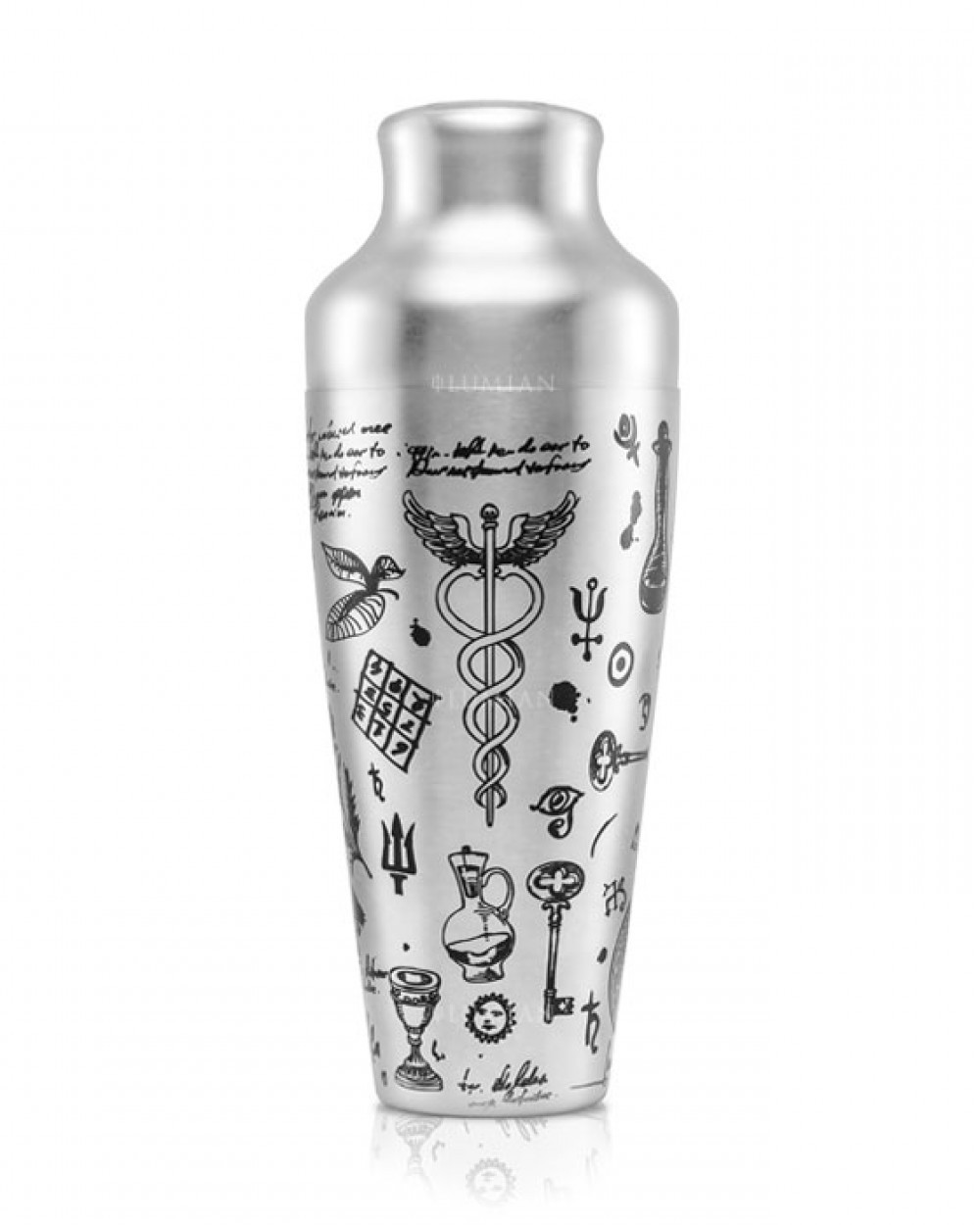 Shaker parisien gravé Alchemy Chrono 55 cl inox 18/10
