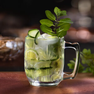 Mug Moscow Mule en verre Tattoo 42 cl, lot de 4