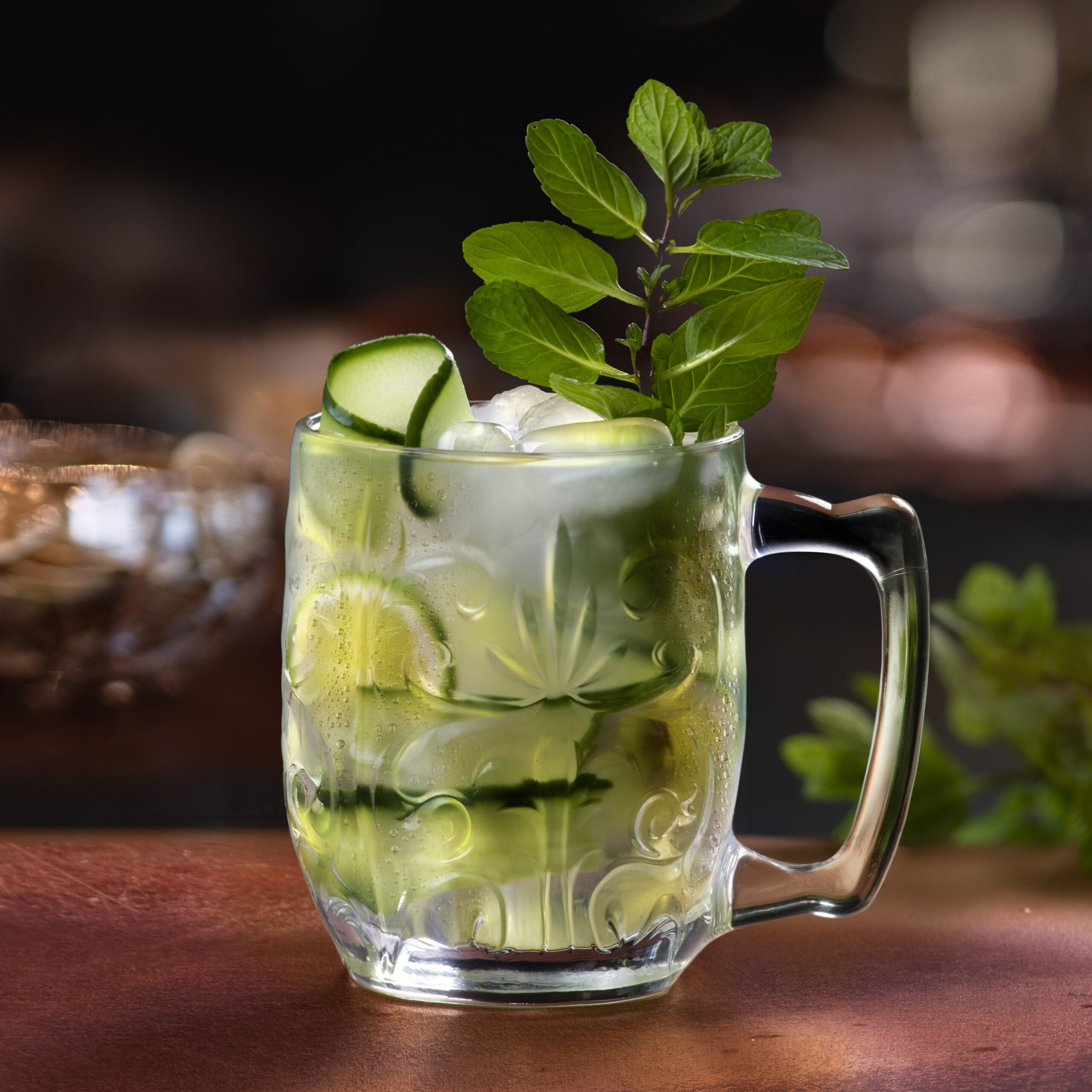 Mug Moscow Mule en verre Tattoo 42 cl, lot de 4
