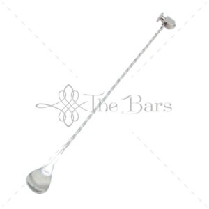 Cuillère à cocktail 35 cm avec marteau à glace, inox