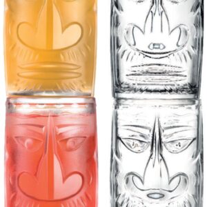 Mug tiki Sardinia 45 cl Mamuthones, lot de 4