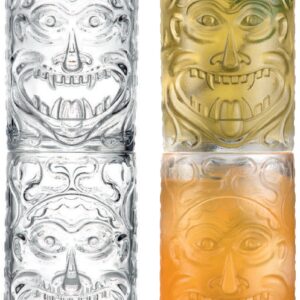 Mug tiki 45 cl Etruria Méduse, lot de 4