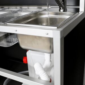 Kit de pompe à eau pour comptoir de bar portable, 2 réservoirs de 10 l
