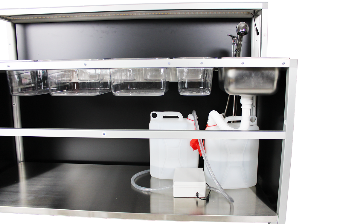 Kit de pompe à eau pour comptoir de bar portable, 2 réservoirs de 10 l – Image 2