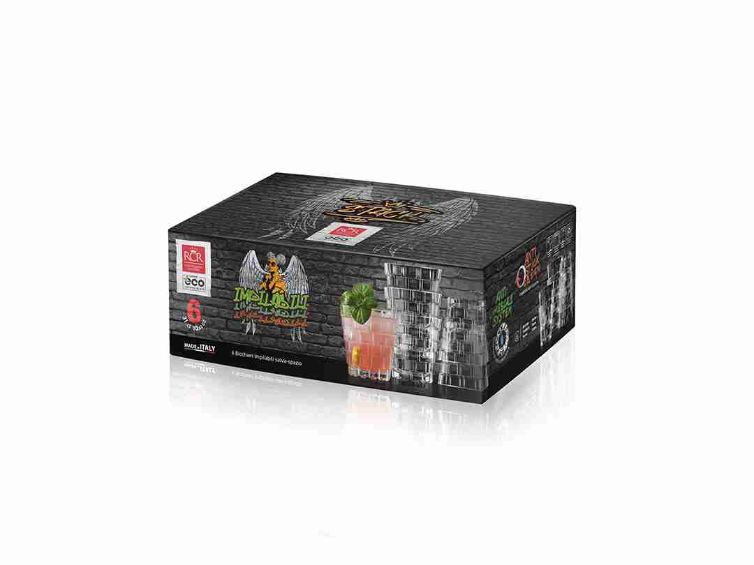 Verre old fashioned empilable Stack 32 cl, lot de 6 – Image 4