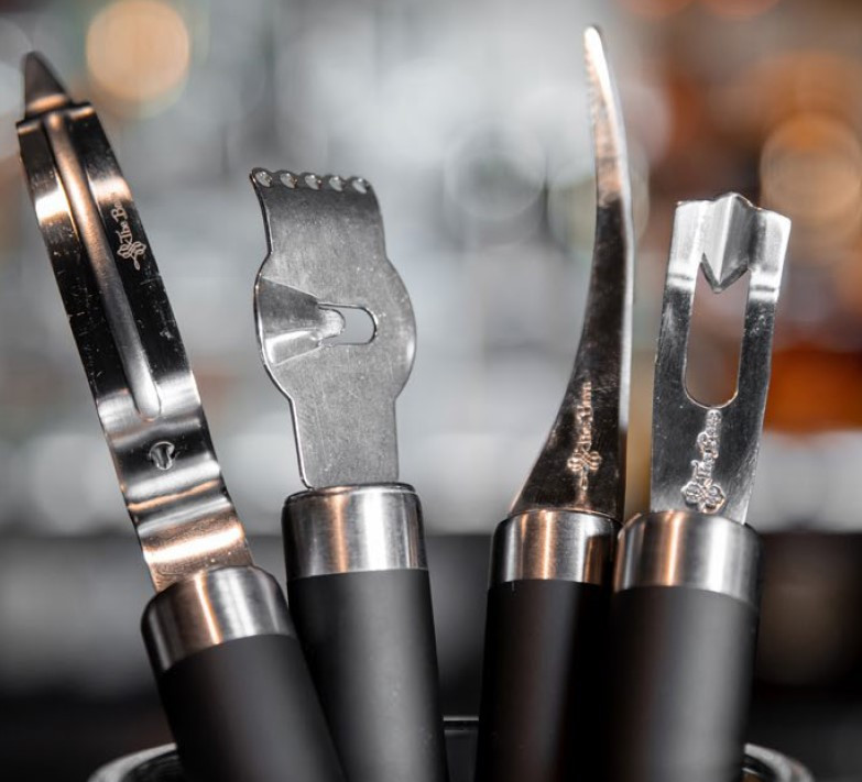 Pèle-agrumes inox 21 cm pour zestes de cocktail – Image 2