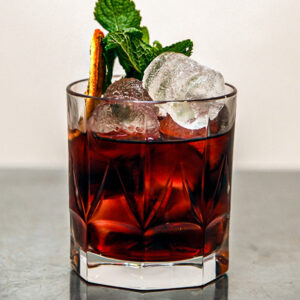 Verre old fashioned 44 cl Belfast rainuré, lot de 4