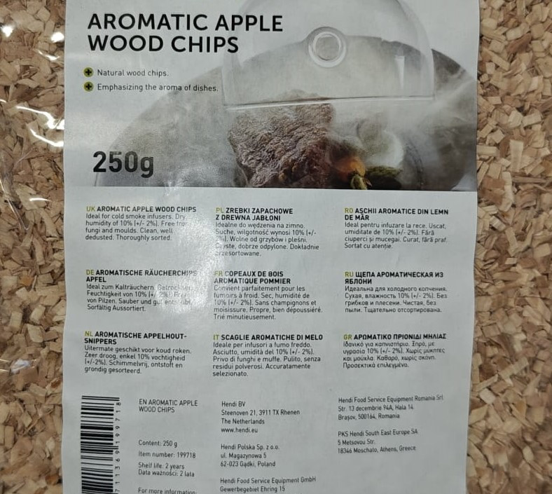 Copeaux de pomme pour fumage à froid, 250 ml – Image 2