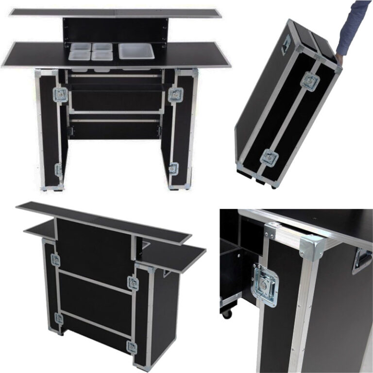 Comptoir de bar portable trolley 160 cm, 25 kg