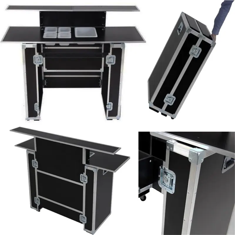 Comptoir de bar portable trolley 160 cm, 25 kg