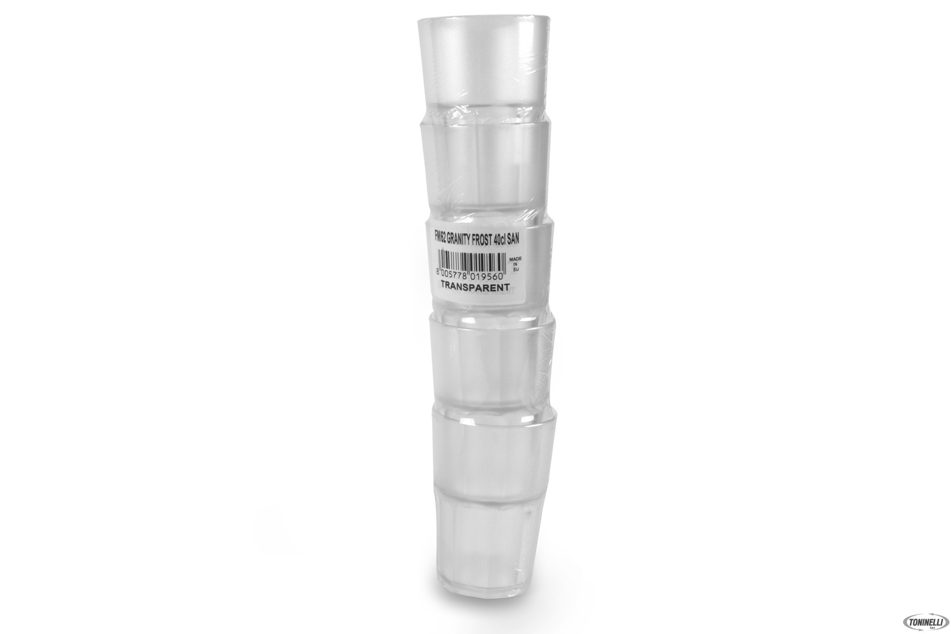Verre incassable Granity Frost 40 cl en SAN blanc mat, lot de 5 – Image 2