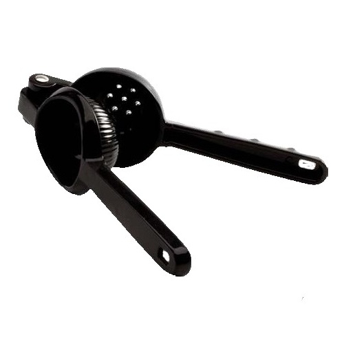 Presse-citron à levier en aluminium noir, 21 cm