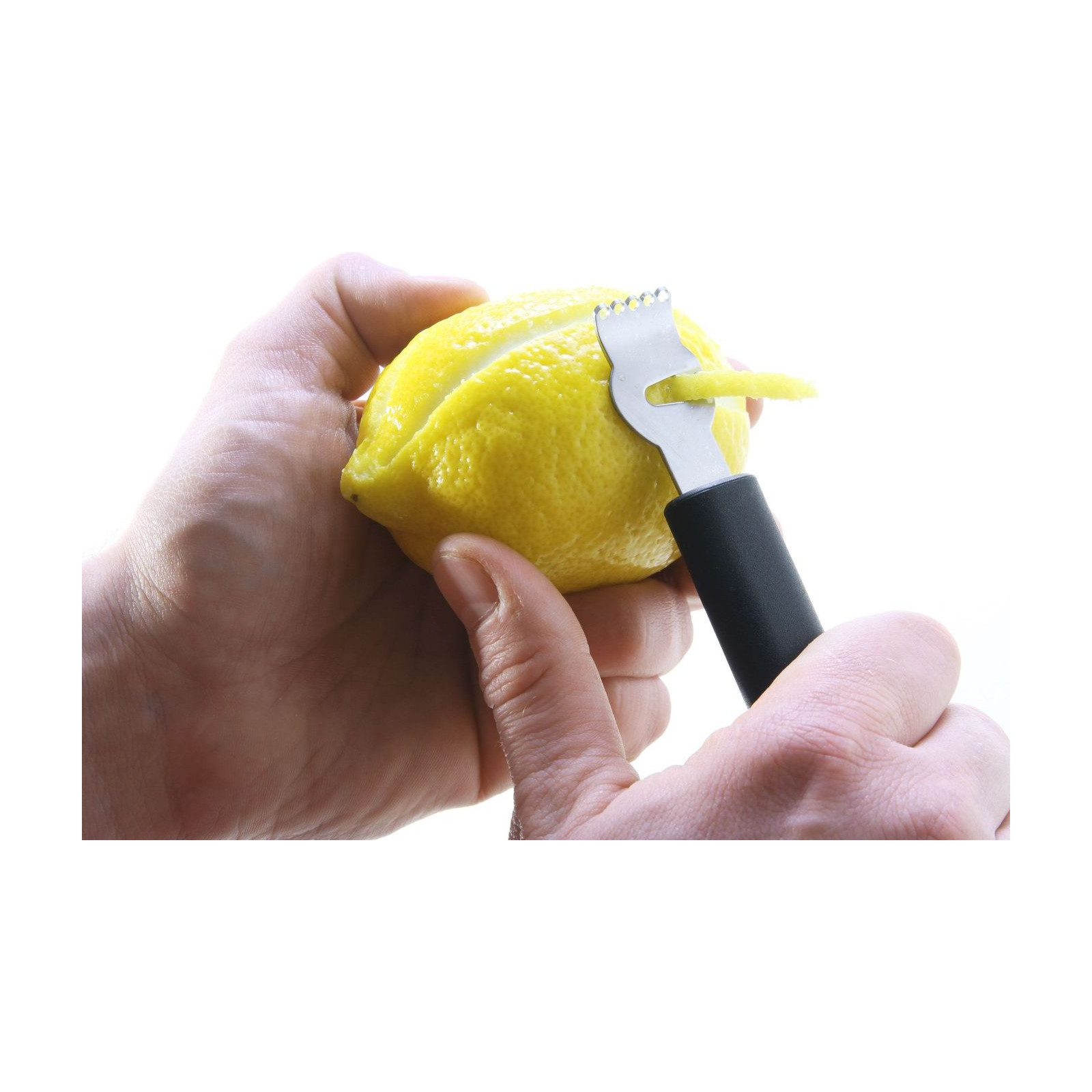 Canneleur-zesteur combiné 19 cm en inox, 2 lames – Image 2