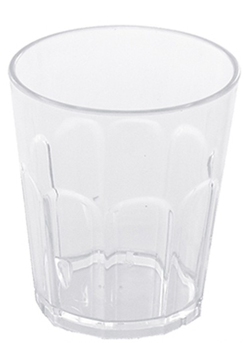 Verre rock incassable en polycarbonate 27 cl, empilable