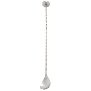 Cuillère à cocktail 35 cm à disque pilon, inox