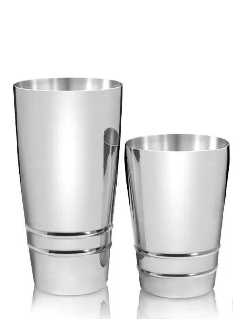Shaker Boston Saturn Lumian, timbales 28 et 18 oz inox