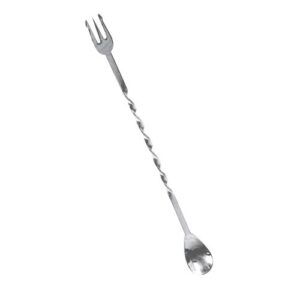 Cuillère à cocktail à trident 28 cm, inox