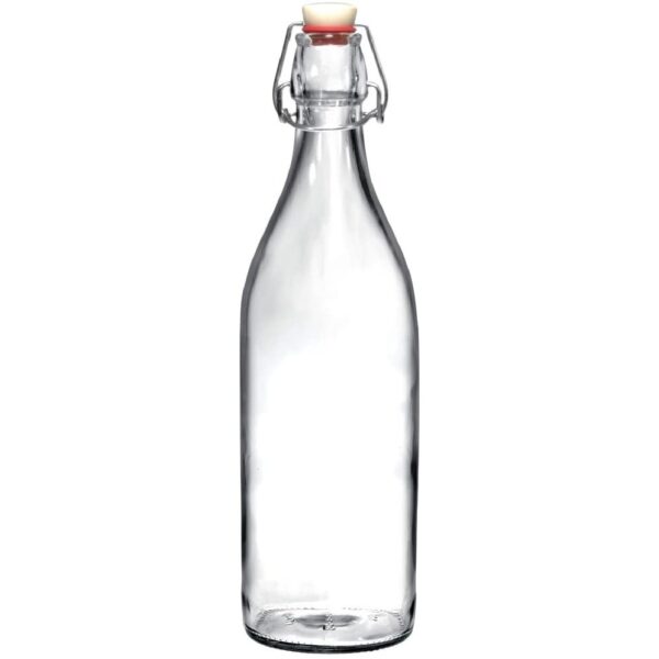 Bouteille hermétique 1 litre en verre, 35 cm