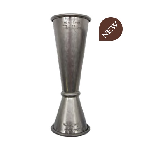 Doseur à cocktail vintage 3 / 6 cl gradué, inox