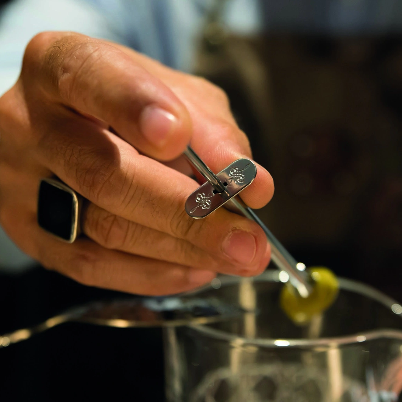 Pique à cocktail en inox réutilisable