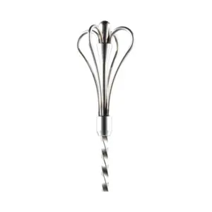 cuillère à cocktail swizzle The Bars, couronne à quatre arceaux en haut de la tige torsadée
