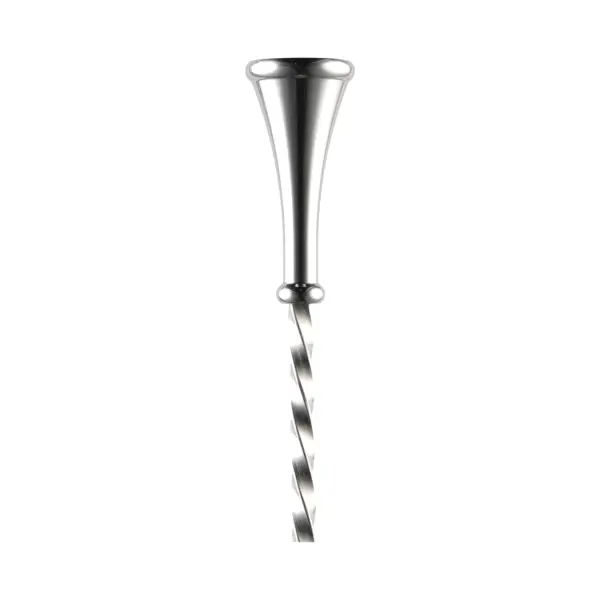 cuillère à cocktail The Bars de 40 cm à tige torsadée, cuilleron en goutte et tête pilon