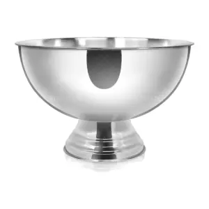Vasque à champagne Erema Lumian 8 l en inox, sur pied