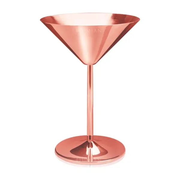 Coupe à cocktail Martini Bond 23 cl, inox cuivré