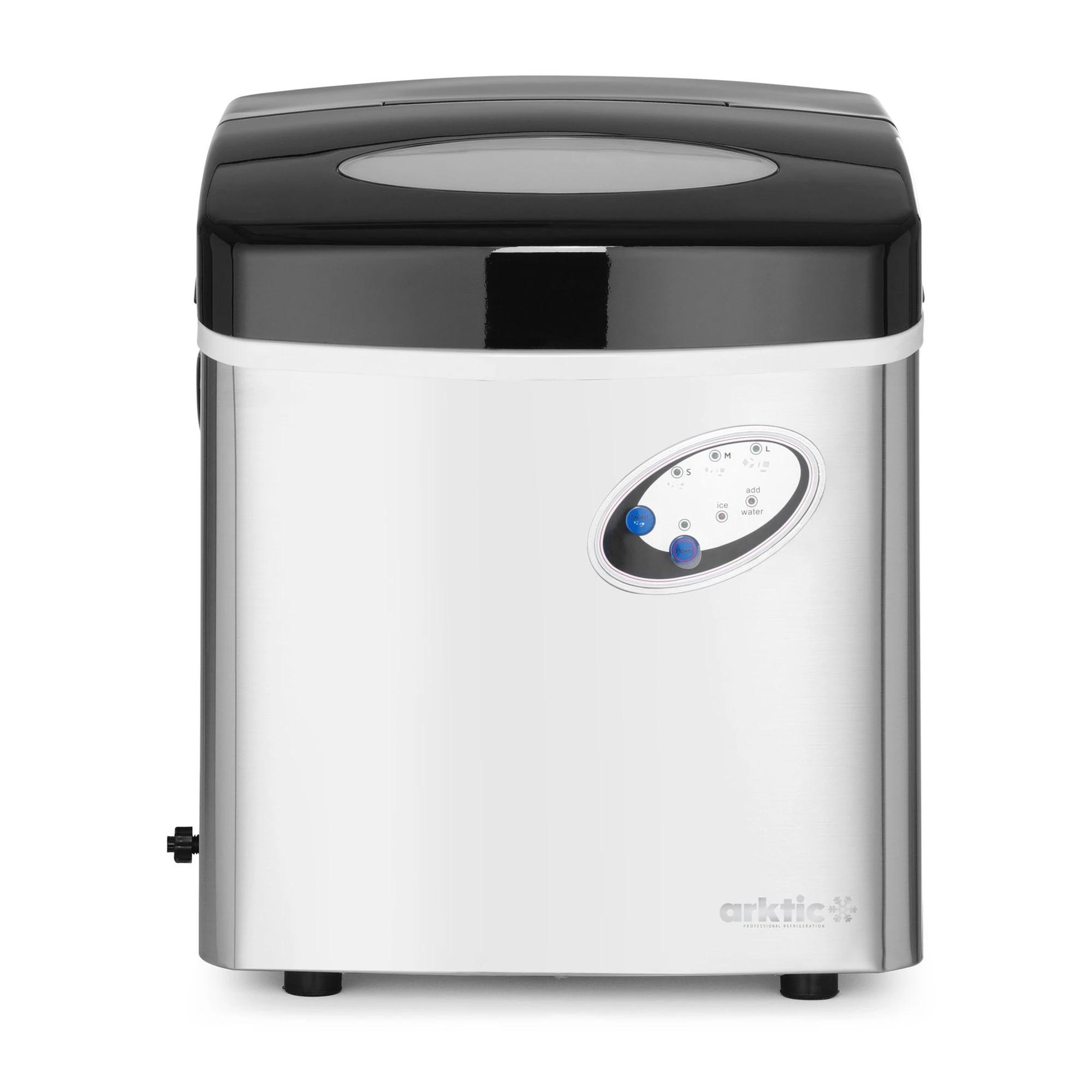 machine à glaçons professionnelle Arktic 15 kg, troisième vue