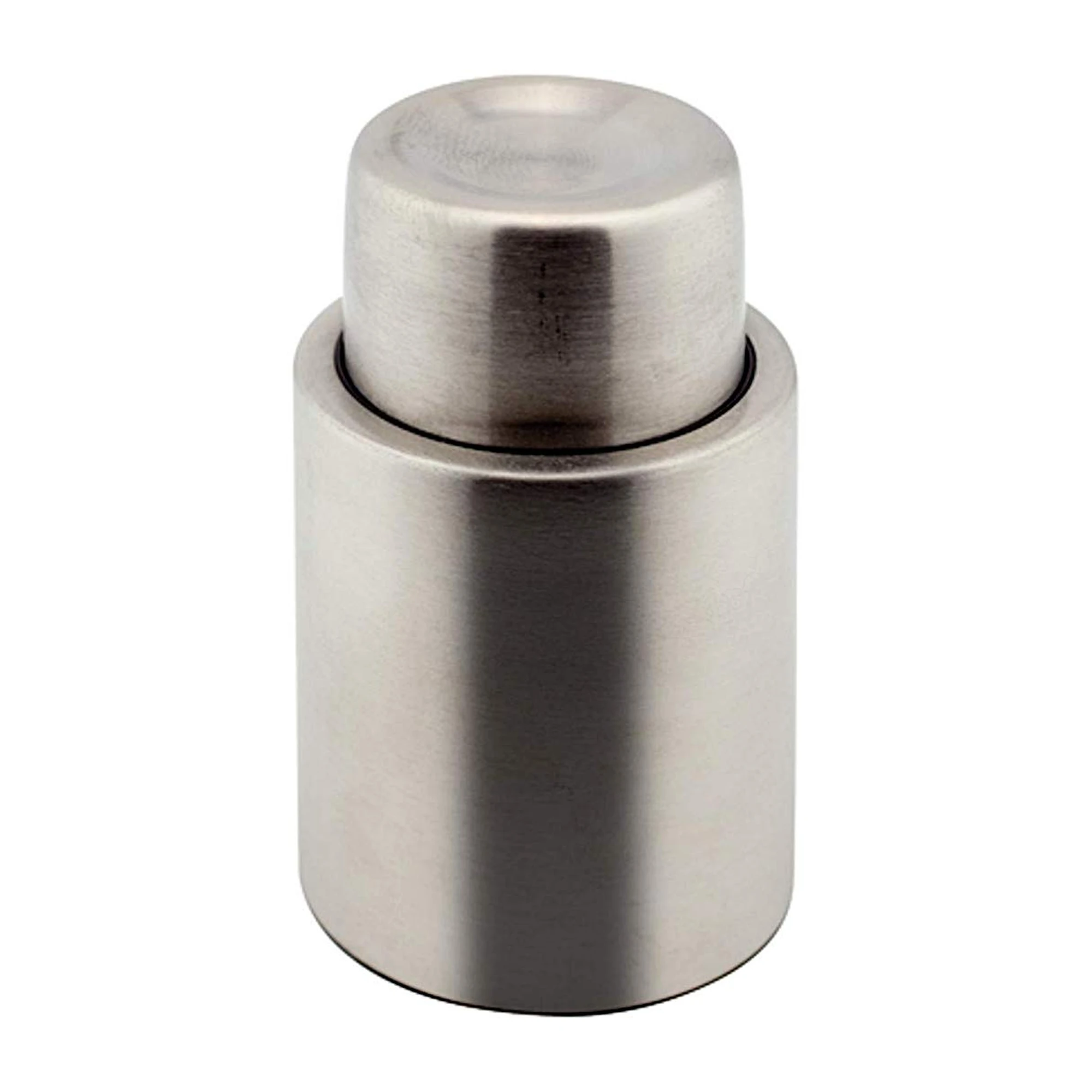 bouchon à vide inox pour vin ILSA Mixage, lot de 2