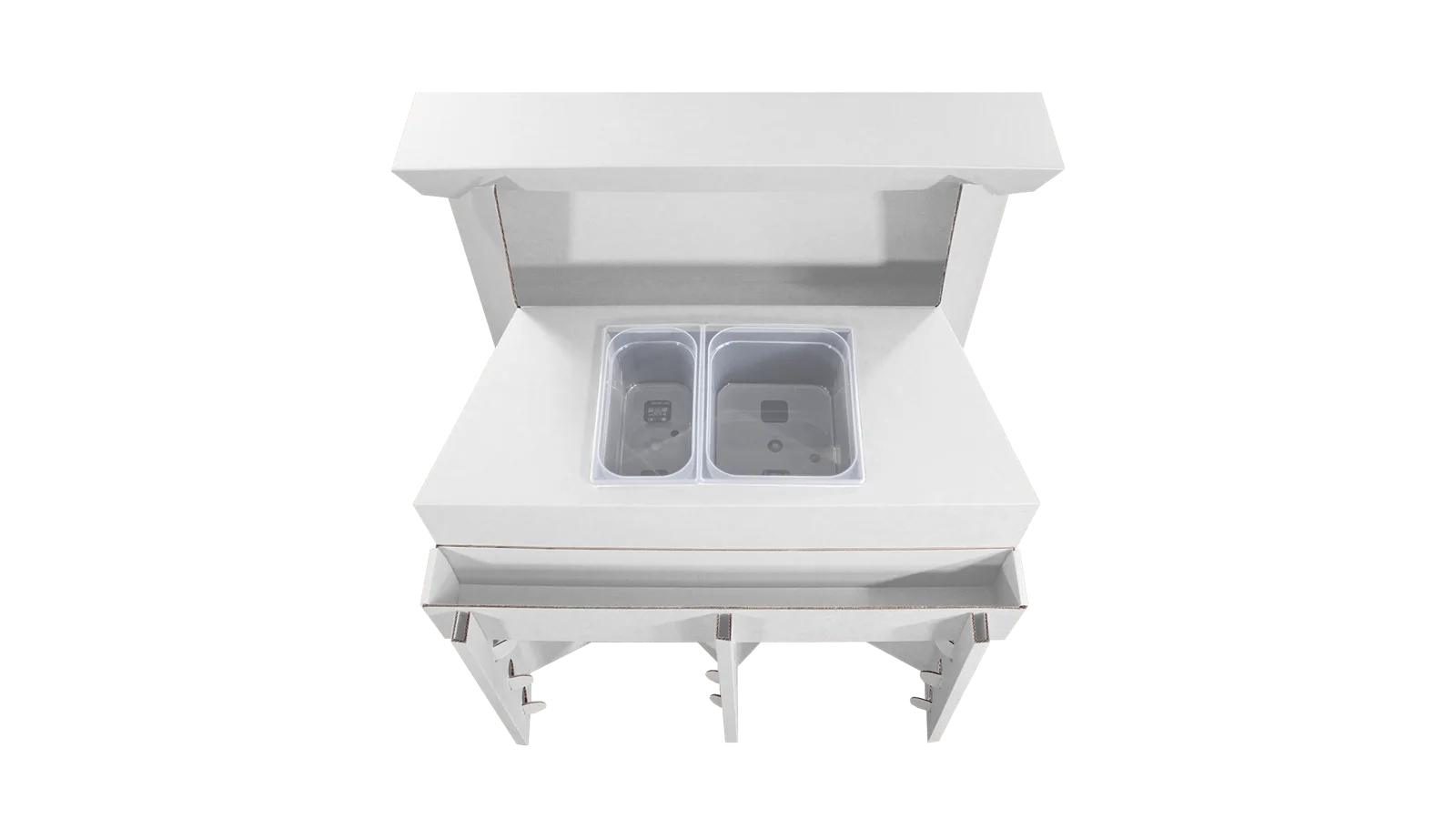 comptoir de bar portable Easy en polypropylène, troisième vue