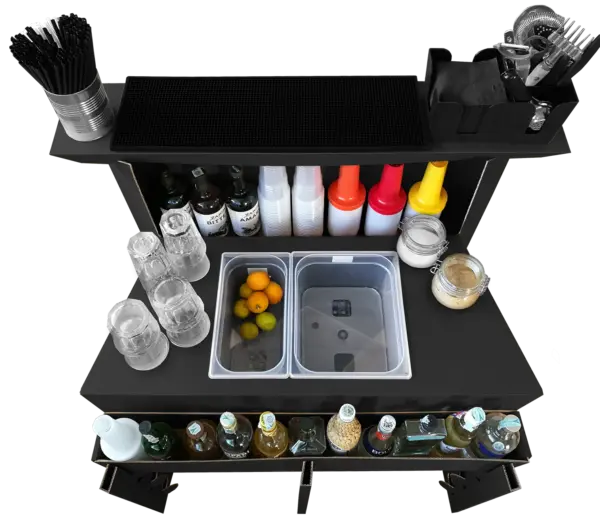 Comptoir de bar portable Easy en polypropylène, 100 cm