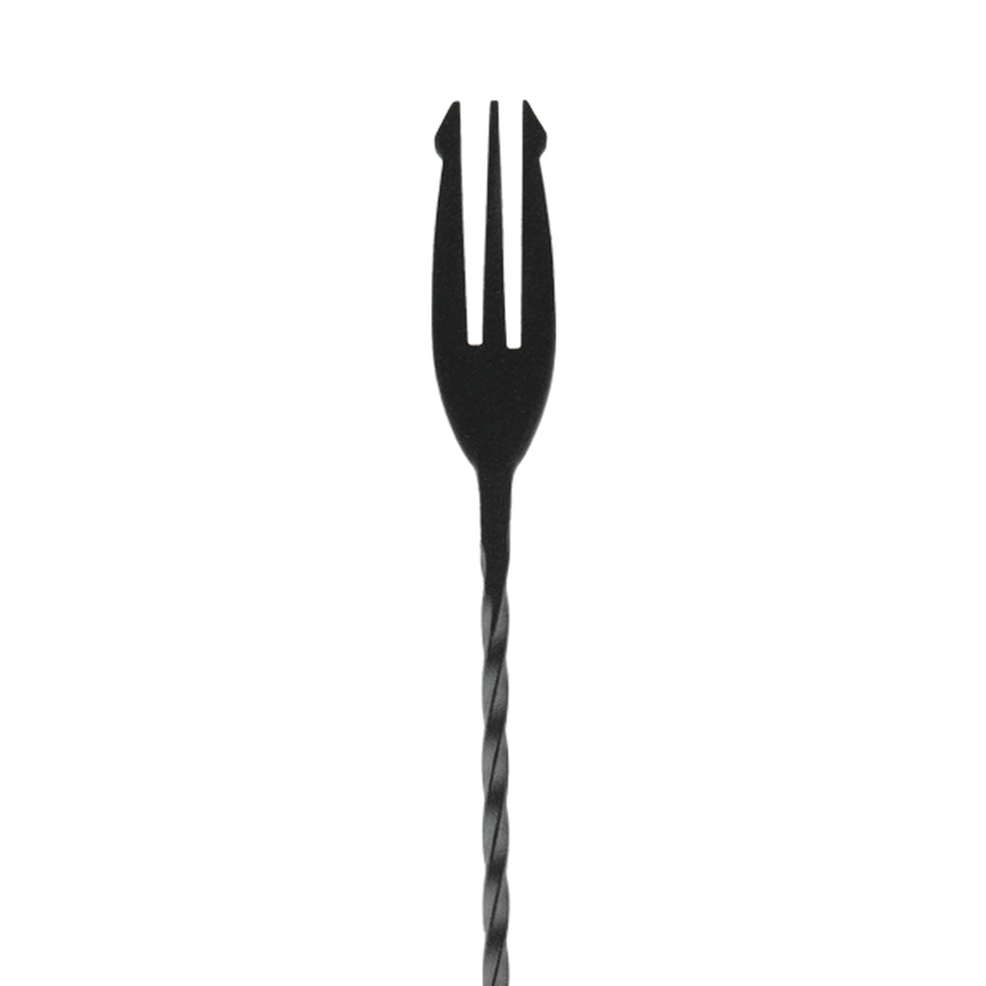 Cuillère à cocktail Nettuno 45 cm noire à trident