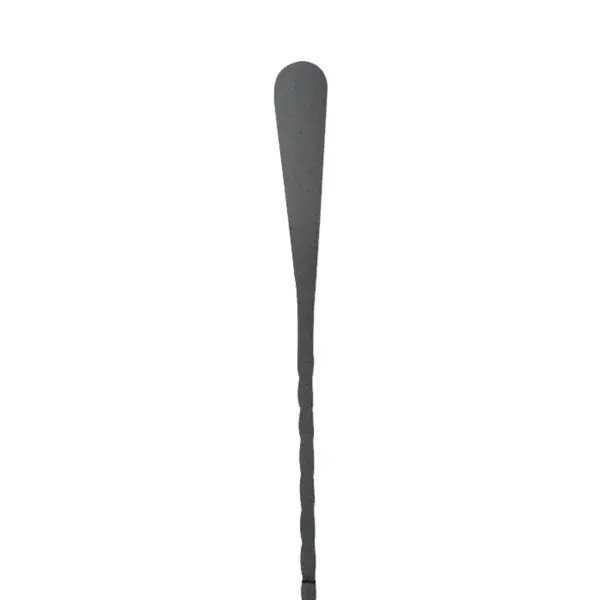 Cuillère à cocktail Hoffman 45 cm noire, manche torsadé