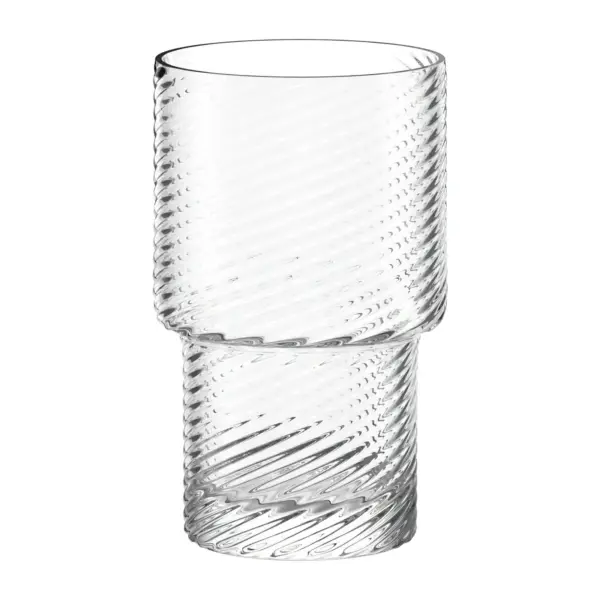 verre à eau Berlin Universal de Stölzle Lausitz, 31,5 cl, relief en vague sur la paroi