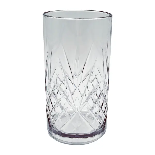 verre à cocktail plastique 60 cl Firenze highball en SAN, paroi taillée