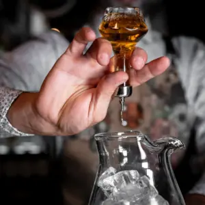 Flacon à bitter 5 cl avec bec dash inox
