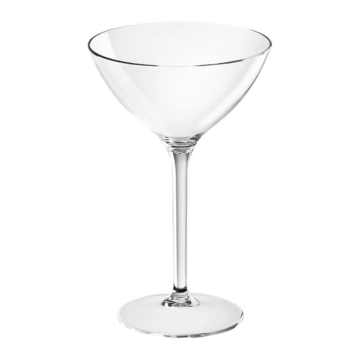 verre à cocktail plastique James de 30 cl en Tritan posé sur le comptoir