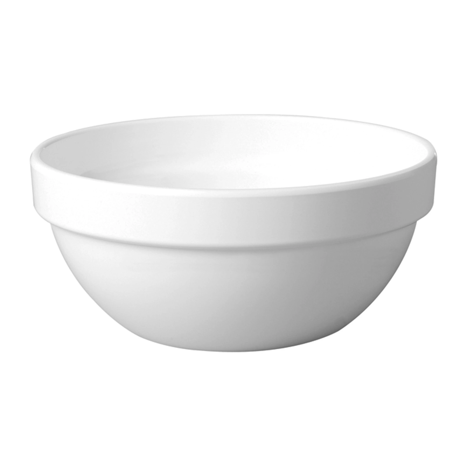 bol apéritif blanc : bol Friendly APS en PET recyclé, diamètre 10 cm, hauteur 4,5 cm, 15 cl