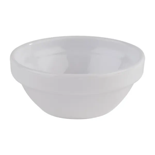 coupelle à sauce blanche Friendly APS de 2 cl en PET recyclé, diamètre 6 cm, hauteur 2,5 cm