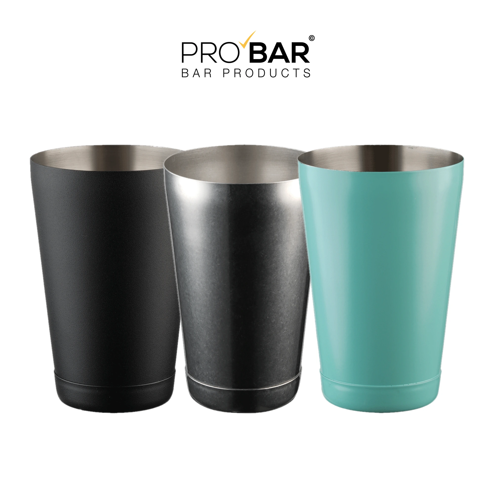 half tin 20 oz en trois finitions : noir mat, Vintage et Tiffany