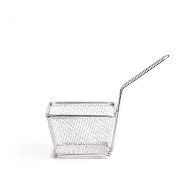 mini panier à frites Al Andalus de Comas en acier inoxydable de 10 x 9 cm, 7 cm de haut