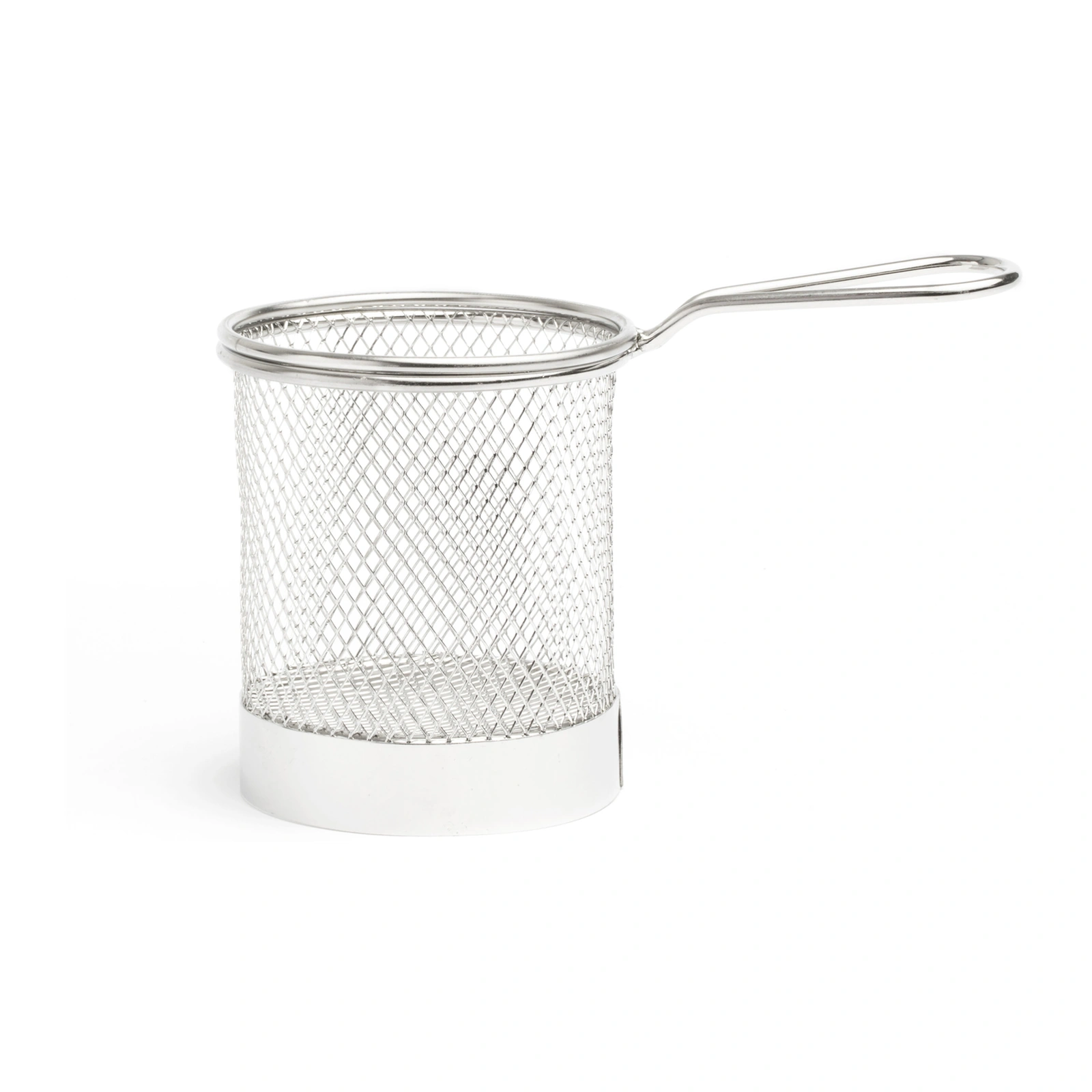 panier à frites inox rond Al Andalus de Comas, diamètre 9 cm et hauteur 12,5 cm