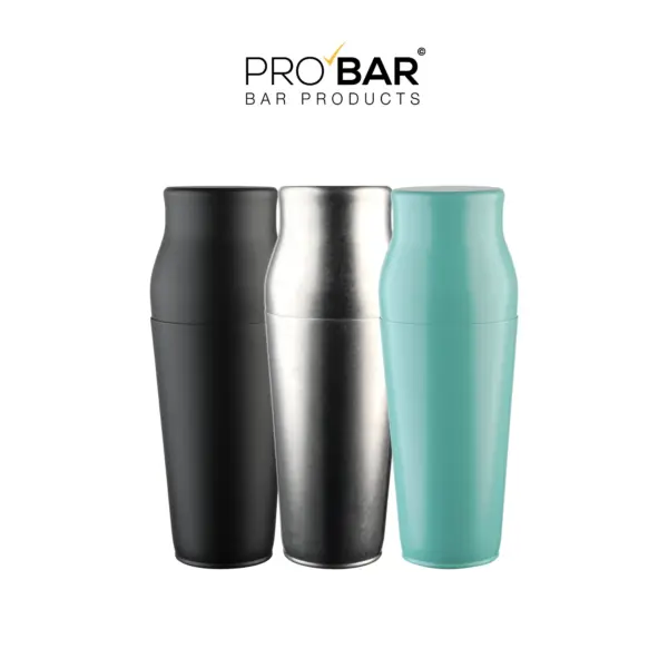 Shaker français parisien 90 cl (30 oz) en inox, 3 finitions